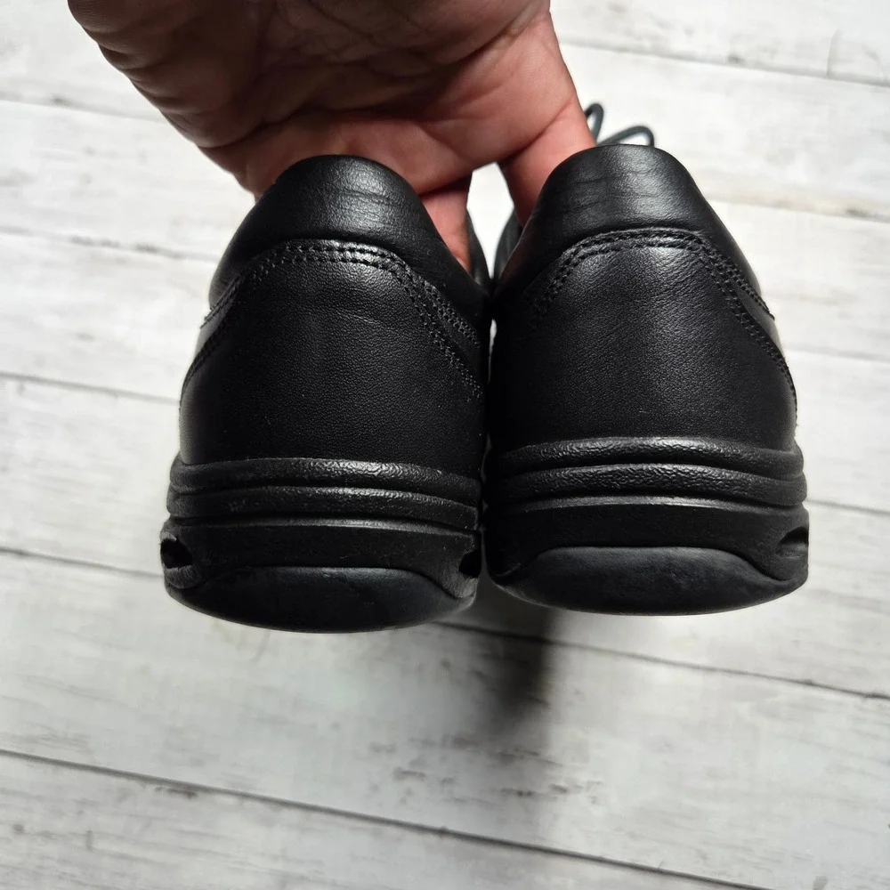Chung Shi SDH 0902 Walking Shoes Mens 10 Black Leather Non Original Insoles